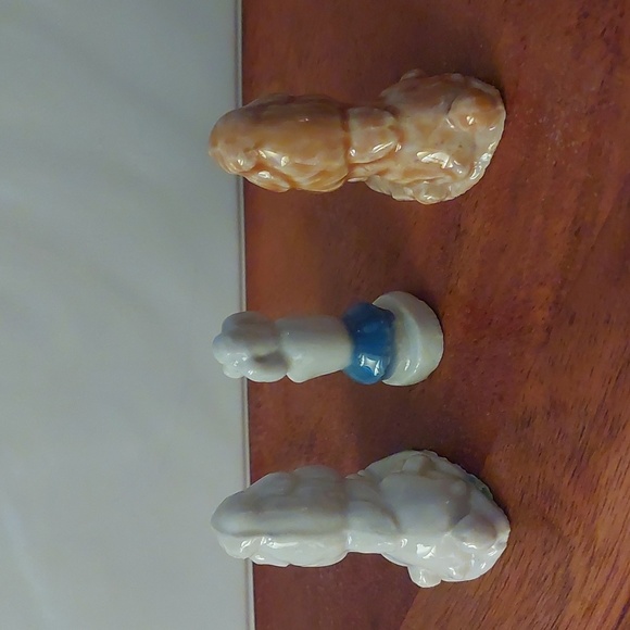 Set of 4 Poodle Miniatures - Picture 3 of 8